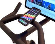 Phone Holder Compatible with Peloton Bike & Bike Plus - Secure Fit and Easy One-Hand Operation - 360 Degree Rotation - Mount for Stationary Exercise Bikes - Compatible with iPhone & Android Phones.