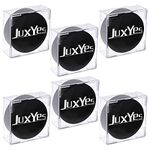 JuxYes 6 PCS Square Hockey Puck Holder, Clear Puck Case Holder Display Stand Stackable Hockey Puck Display Case Acrylic Display Storage Box for Displaying Sports Memorabilia Hockey Puck, Signed Puck