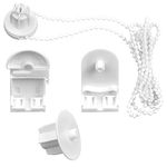 Roller Blind Fittings 25mm Roller Blind Spares Roller Blind Kit Include Roller Blind Brackets Roller Blind Chain, Roller Blinds Replacement for Blackout Blinds/Blinds Window