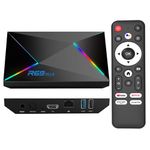 Android TV Box 2025, Android 14.0 TV Box 2GB RAM 16GB ROM 1000M Ethernet WIFI6 Android Box 4K 6K 8K HDR10 R69 Plus H728 Octa-core 3D Smart TV Box Support 2.4G 5.8G Dual WiFi BT5.0 USB 3.0