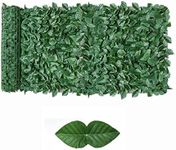 1Mx3M Artificial Ivy Fence Screen, Evergreen Privacy Fence Screening Roll Wall Landscaping, Plant Wall Fake Leaf Decorative Backdrop, Artificial Hedges Panels for Home Balcony Outdoor Garden Backyard