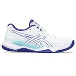 ASICS Women's Gel-Tactic 12 Indoor Sport Shoe, White/Eggplant, 8.5 UK