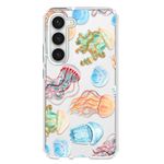 Blingy's for Samsung Galaxy S23 Plus Case, Cute Jellyfish Design Fun Ocean Fish Beach Style Transparent Soft TPU Protective Clear Case Compatible for Samsung Galaxy S23 Plus 6.6 Inch (Jellyfish)