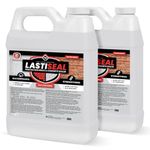 LastiSeal Brick & Concrete Sealer - Waterproofs & Strengthens Brick, Concrete, Pavers, Porous Stone - Clear/Flat - Interior & Exterior - 5 Gals