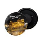 dhcrafts Fridge Magnet Multicolor Golden Temple Amritsar D1 Glossy Finish Design Pack of 1