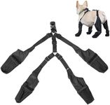 HY-MS Dog Boots Anti-Slip, Dog Shoes ith Rugged Rubber Sole, Pet Paw Protectors for Winter Snowy Day| Waterproof in Rainy Weather|Summer Hot Pavement Outdoor Walking Dog Boots (Large)