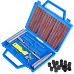 Faburo Tire Repair Kit, Repair Kit with Disposable Gloves, 32PCS Tubeless Tire Wheel Puncture Repair Tool Set for For Auto, Motorcycle, ATV, Jeep, Truck, Tractor