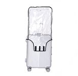 Jenkin Luggage Protector Suitcase Cover PVC Waterproof Travel Suitcase Fits Most 20" to 30"（30" (21.3" L x 13.4" W x 29.5" H)）