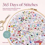 365 Days of Stitches: Keep a personal embroidery journal: motifs, techniques, templates; Features 1,000 motifs