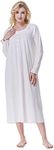 Keyocean Women Nightgown, Soft Cott