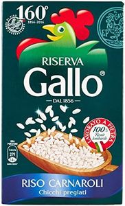 12 x Gallo Riso Riserva Carnaroli, 100% Italian Rice, Cooking Time 15 Minutes, Ideal for Risottos, Pack of 1 kg + Italian Gourmet Polpa di Pomodoro 400 g Tin