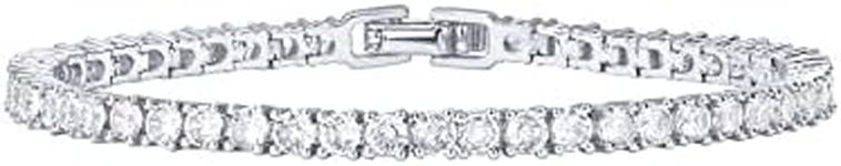 PAVOI Rhodium Plated Cubic Zirconia