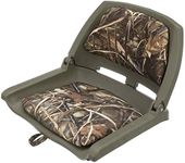 Attwood 98391GNMX Padded Boat Seat, Camouflage, Molded Plastic Frame, 20 Inches W x 17 Inches D x 12 Inches H