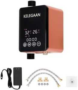 Digital Smart Instant Hot Water Recirculating Pump Kit, Touchscreen Under-Sink System, Built-in Thermostat Timer, Ultra-Quiet, Includes 16-inch Supply Line and Full Installation Components