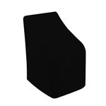 KHOOBREZ Polyester Waterproof, Indoor And Outdoor Chair Cover Chc (Black)