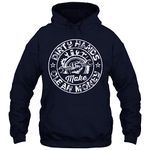 HOGOTOCLUB My Hands May Be Dirty But My Money is Clean Mechanic Repair Unisex Hoodie Gift Women Men Hoodie (Navy;L)