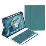 Keyboard Case for iPad 9th/8th/7th Generation/Pro10.5/Air 3rd Gen, Candy Slim Magnetic Detachable Keyboard Tablet Cover with Pencil Holder for iPad9/iPad8/iPad7/Air3/pro10.5 (iPad9/iPad8/iPad7/Air3/Pro10.5, Teal)