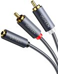 UGREEN 3.5mm Female to 2 RCA Male S