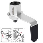 FIRSTINFO 600 N.m. Manual Torque Multiplier 3.4:1 Wrench 1/2 inch Drive (Male) to 1/2 inch Drive (Female) Adaptor Max. 600 Nm Lug Nut/Labor Saving Tool