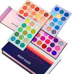 Makeup Palette 60 Colors High Pigmented Color Board Long Lasting Eyeshadow Palette Mattes and Shimmers Blendable Eye Shadow Make Up Professional Eye Cosmetic