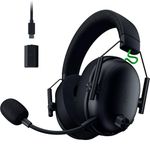 Razer BlackShark V3 Wireless Gaming Headset for Xbox: 50mm Drivers - Super Wideband Mic - 2.4 GHz, Bluetooth, USB - Works with PC, Mac, PS5, Nintendo Switch, Smartphone - Long Battery Life - Black