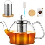 PluieSoleil Glass Teapot, 850ML Tea