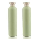 Cosywell Squeeze Bottles with Flip Cap 8.8OZ Plastic Refillable Travel Containers for Toiletries Shampoo and Conditioner Travel Bottles(8.8OZ, 2 Pack)