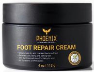 Phoenix Foot Repair Cream - Callous Remover for Dry and Cracked Skin Antifungal Paraben free Tea Tree Oil 42% Urea for Soft Smooth Feet