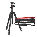 Manfrotto Befree Advanced AS, Camera Tripod, Lever Lock, Compatible with Arca-Swiss, Portable, Compact Travel Tripod Kit, Ball Head, Aluminium Tripod for DSLR, Mirrorless Cameras, Camera Accessories