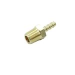 CDQBWKJGFJ Male Barb Fitting (3, Brass 1/8" Barb x 1/8" NPT)