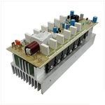 Salcon 600W RMS Mono Amplifier Board Using 2SC5200 + 2SA1943 With Speaker Protection (Driver Sec + Heat Sink)