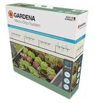 Gardena Micro-Drip-System Drip Irrigation Set Raised Bed/Bed (35 plants): Starter set, ready to use, water-saving irrigation system, simple & flexible connection technology (13455-20)