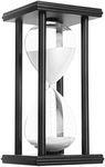 Hourglass Sand Timer,Black Wooden 3