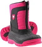 ArcticShield Unisex Kids Winter Boots - Warm Waterproof Insulated Comfortable Easy On/Off Kids Snow Boots for Boys and Girls (Pink - 6 Toddler)