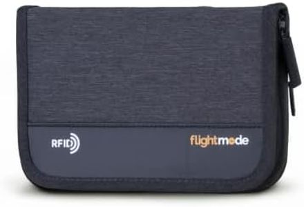 Flightmode RFID Passport Wallet (Waterproof, Zip Around, RFID Blocking, Anti-Theft, Passport Holder, Travel Card Wallet)