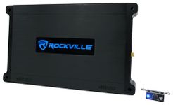 Rockville DBM13 3000W Peak / 750W RMS Mono Marine Amplifier, Class D, IPX6, Includes Remote, Adjustable Crossover, Subsonic Filter - Perfect for Boats, Marine Sound Systems, ATV, UTV, Side by Sides