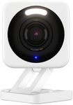 Wyze Cam v4, 2K HD Wi-Fi Smart Home Security Camera, Indoor/Outdoor Use, Pet/Baby Monitor, Motion Activated Spotlight/Siren, Enhanced Color Night Vision, 2-Way Audio, Local/Cloud Storage, Wired, White