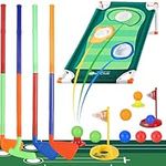 Upgraded Kids Golf Set, Golf Toys Gifts for 3 4 5 Year Old Boys, Indoor Outdoor Outside 3 4 5 6 Year Old Boys Toys Birthday Gifts Ideas, Outdoor Golf Set Toys Game for Kids Boys