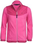 Nautica Girls' Full-Zip Fleece Jack