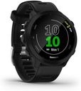 Garmin Forerunner 55 GPS 42mm Running Smartwatch, Easy to use, Lightweight, Training Guidance, Safety & Tracking Features, Black