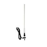 Herdio Waterproof Marine Radio Antenna Rubber Duck Dipole Flexible Mast FM AM Antenna for Boat Car ATV UTV RZR SPA