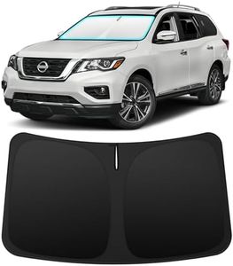 INSAUTO Custom Fit Windshield Sun Shade Accessories for Nissan Pathfinder 2013-2020, Foldable Front Window Sunshade, UV & Heat Reflector, Keeps Interior Cool, Includes Storage Bag