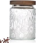 24 OZ Airtight Glass Storage Jar wi