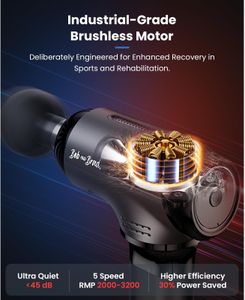 Bob and Brad T2 Pro Massage Gun – Deep Tissue Handheld Massager