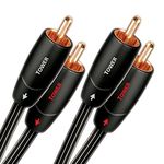 AudioQuest Tower RCA Audio Cable (2 x RCA, 2 x RCA, Copper, 1.5 m, Black)