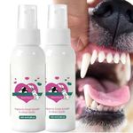 Spray for Dogs and Cats,2026 Upgrade Spray for Dogs Daily Oral Care & Water Additive - Gentle No-Brush Dental Mist for Fresh Breath and Gum Support (2Pc)