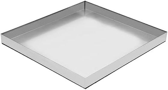 Upgraded 32" x 30"×2.5" 304 Stainless Steel Washing Machine Drip Pan,Heavy Duty Washer Drip Tray with Anti-slip Bottom Pad-Free with this Multi-Purpose Washer Drip Pan