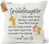 Kies®Gift Gifts for Granddaughter Great Granddaughter Birthday Gifts Granddaughter 21st Birthday Cushion Cover 18x18 Inches Granddaughter 1st Birthday Cards Daughter Birthday Best Gift Granddaughter