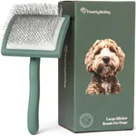 Doodle Brush for Goldendoodle, Poodle, and Labradoodle Coats - Best Slicker Brush for Dogs with Wavy & Curly Hair - Detangle, Brush, & Fluff Like a Pro - Golden Doodle Must Haves by Freshly Bailey