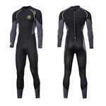 zcco Mens Full Suit Scuba Diving Thermal Wetsuit, 3mm Neoprene Wetsuits (XXXX-Large)